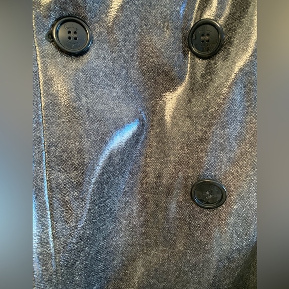 Burberry nwt new with tag trench coat graphite women’s 12 made in Italy - Picture 6 of 16